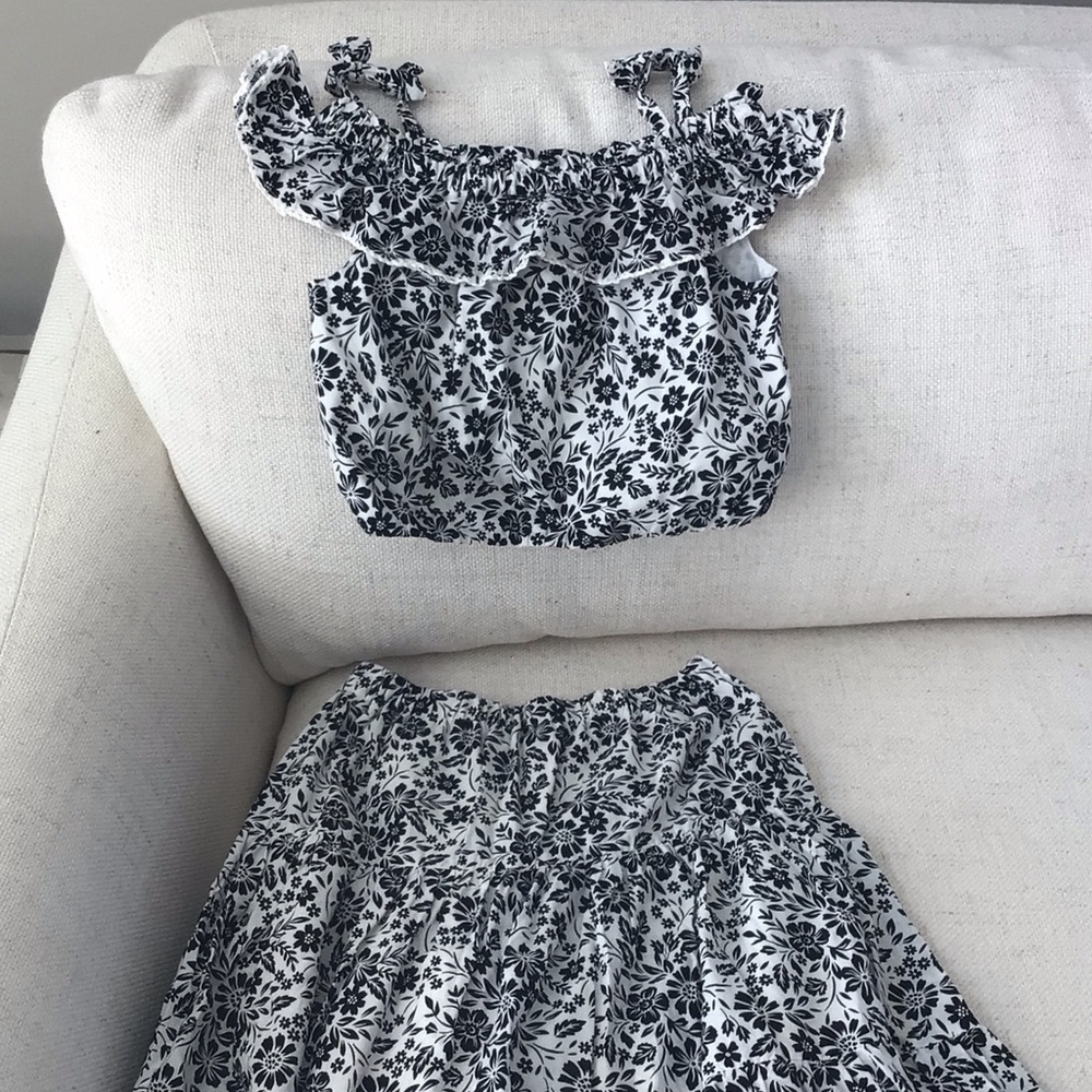 Haute Hippie Black and White Kids Matching Set
